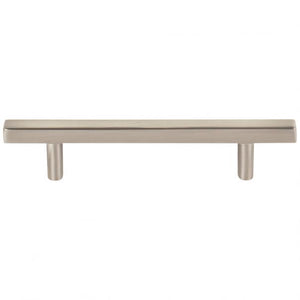 96 mm Center-to-Center Satin Nickel Square Dominique Cabinet Bar Pull #845-96SN
