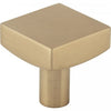 1-1/8" Overall Length Satin Bronze Square Dominique Cabinet Knob #845SBZ
