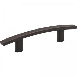 3" CENTER-TO-CENTER BRUSHED OIL RUBBED BRONZE SQUARE THATCHER CABINET BAR PULL  #859-3DBAC