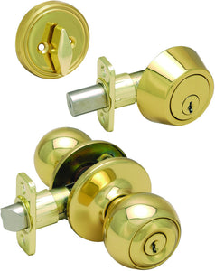 Helena Polished Brass Door Knobs (Click on Picture ☝to See Variants of this Model)