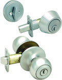 Helena Satin Nickel Door Knobs (Click on Picture ☝to See Variants of this Model)