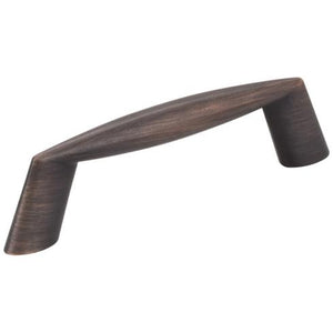 3" CENTER-TO-CENTER BRUSHED OIL RUBBED BRONZE ZACHARY CABINET PULL #988-3DBAC