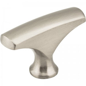 1-5/8" OVERALL LENGTH SATIN NICKEL AIDEN CABINET "T" KNOB #993SN