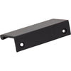 3" Overall Length Matte Black Edgefield Cabinet Tab Pull #A500-3MB
