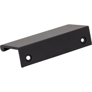 3" OVERALL LENGTH MATTE BLACK EDGEFIELD CABINET TAB PULL #A500-3MB