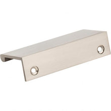 Load image into Gallery viewer, 3&quot; OVERALL LENGTH SATIN NICKEL EDGEFIELD CABINET TAB PULL #A500-3SN