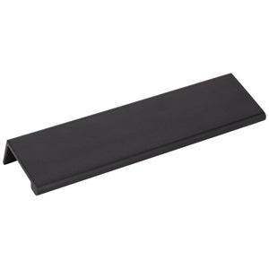 6" OVERALL LENGTH MATTE BLACK EDGEFIELD CABINET TAB PULL A500-6MB