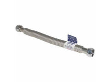 Load image into Gallery viewer, Ez-Flo Waterflex 0437018 Corrugated, Flexible Water Heater Connector, 3/4 In Fip, 125 Psi, Stainless