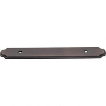 Load image into Gallery viewer, 6-1/8&quot; O.L. (96 mm Center-to-Center) Brushed Oil Rubbed Bronze Pull Backplate