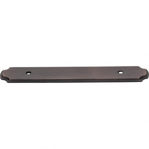 6-1/8" O.L. (96 mm Center-to-Center) Brushed Oil Rubbed Bronze Pull Backplate