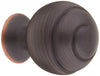 Amerock BP9338-ORB Bronce aceitado Swirl'z Espiral Ball Gabinete Perilla de hardware, 1-1/8" de diámetro