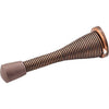3" SPRING DOOR STOP WITH RUBBER TIP - DARK BRUSHED ANTIQUE COPPER #DS04-DBAC