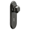 Liberty Hardware's YOUNG HOUSE LOVE Cocoa Bronze Faceted Doorknob Metal Wall Hooks