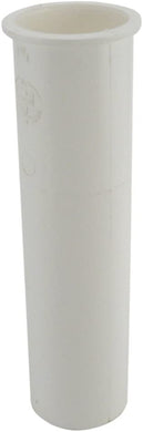 Plumb Pak PP906W Cola para fregadero, 1-1/2 in de diámetro x 12 in de largo, con brida, PVC, 1-1/2