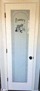 Puerta de despensa interior francesa "SLAB" de 1-3/8" de espesor (solo a la venta en la tienda)