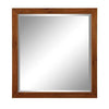 Espejo de pared Adrianna de 32 x 30 pulgadas en nogal mediano 9714-MWN