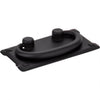 3" Center-to-center Matte Black Rectangle Verona Cabinet Drop Pull #R1011MB