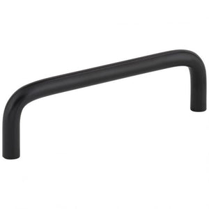 4" Center-to-Center Matte Black Torino Cabinet Wire Pull #S271-4MB