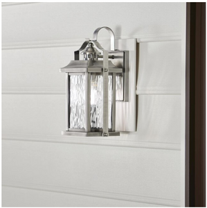 Kichler  Linford 1-Light 13.75-in Antique Brushed Aluminum Outdoor Wall Light #1286310