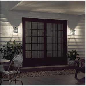 Kichler  Linford 1-Light 13.75-in Antique Brushed Aluminum Outdoor Wall Light #1286310