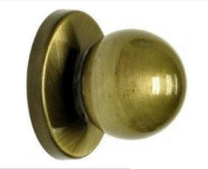 PHG - Antique Brass Bi-fold Knob with backplate