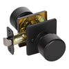BHP - Pomo para puerta de paso Union Square, negro mate #44144BLK