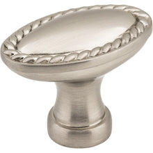 Load image into Gallery viewer, Elements Hardware - Lindos Cabinet Hardware - 1 3/8&quot; Knob with Rope Trim in Satin Nickel  # Z115L-SN