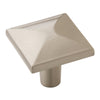 Amerock - Extensity - Perilla cuadrada de 1 1/8" en níquel satinado #BP29370G10
