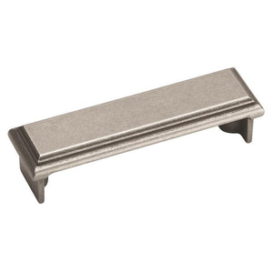 Manor 3 in (76 mm) Center-to-Center Weathered Nickel Cabinet Drawer Cup Pull #BP26130-WN