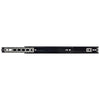 20" (pair) Black Standard Duty 100 Lb Full Extension Side Mount Ball Bearing Split Slides - Cabinet Member