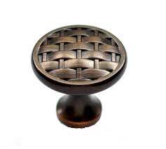 allen + roth 1.25-in Aged Bronze Round Modern Cabinet Knob #D2075-31.75ABZ