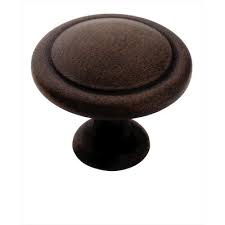 Amerock DRP RUST 1 1/4IN RING KNOB #BP1387-ART