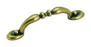 Amerock Brass And Sterling Traditions Burnished Brass Cabinet Pull #BP1303-O77