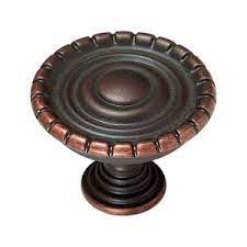 Continental Hardware #RL061053 - Perilla de gabinete redonda Sumner Street Laurel de 1-1/4 pulg. (32 mm) - Cobre satinado