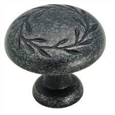 amerock | perilla del gabinete | Hierro Forjado Oscuro | 1-5/16 pulgadas (33 mm) de diámetro | Esplendor de la naturaleza #BP1581-WID