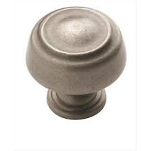 Load image into Gallery viewer, Amerock Kane Weathered Nickel Round Cabinet Knob #BP53700-WN