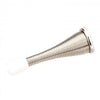 3" Spring Door Stop with Rubber Tip Nickel #DS04-NI-R