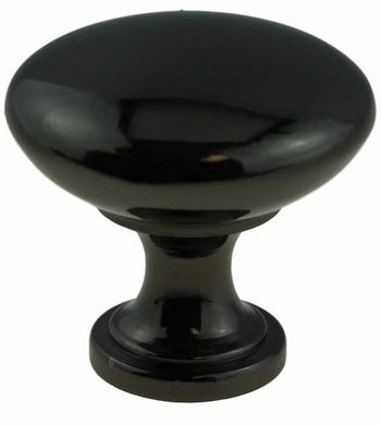 Heavy Shiny Black Chrome Garrett Knob P50154C-BL-C