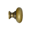Gatehouse 0226705 1 1/4" Mushroom Aged Brass Cabinet & Drawer Knob