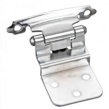 TRADITIONAL 3/8” INSET HINGE WITH SEMI-CONCEALED FRAME WING - POLISHED CHROME #P5922PC