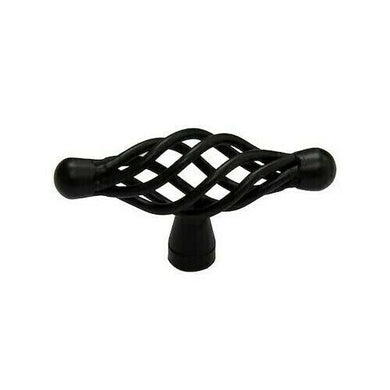 Selecciones de estilo #S105P-69-DBK - Perilla ovalada para gabinete de 2-3/4 pulg. (70 mm) - Negro mate