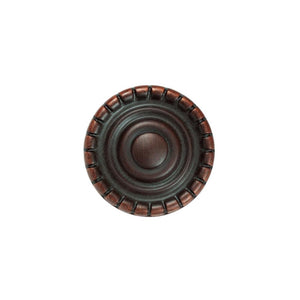 Continental Hardware #RL061053 - 1-1/4 in. (32mm) Sumner Street Laurel Round Cabinet Knob - Satin Copper